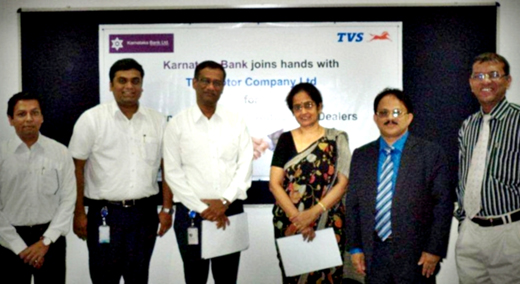 Karnataka Bank MOUU with TVS Motors